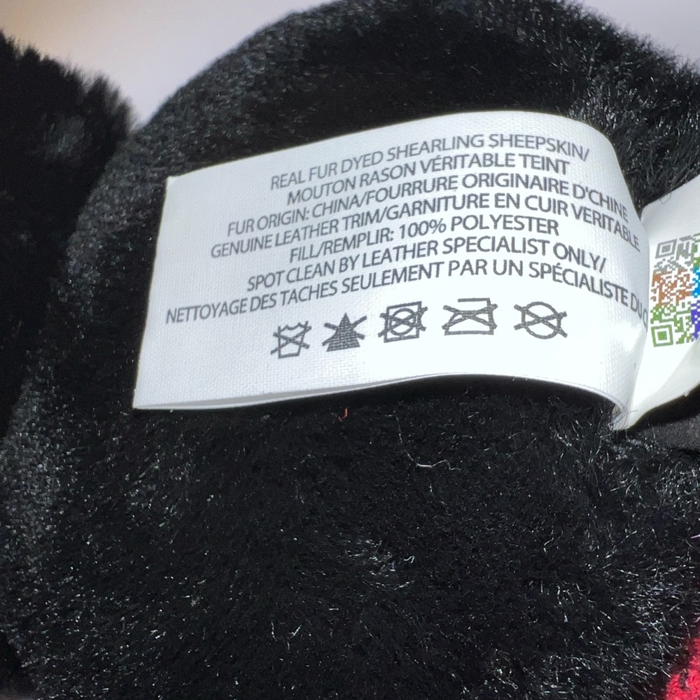 UGG Single Center Strap Earmuff Real Fur Sheepskin NWT - Picture 9 of 9